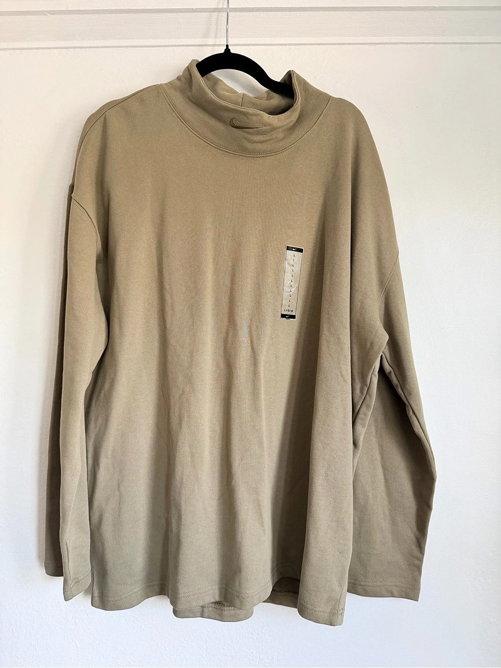 Nike Tech Fleece Long Sleeve Top Brown Large NWT